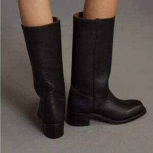 Frye Campus 12L Black Leather Boots size 7